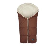Altabebe AL2006C - 30 Winterfußsack für Babyschale, Klimaguard linie, braun/whitewash