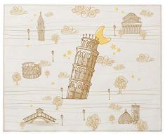 Eiffel Baby Teppich, 90 x 110 cm Italien 90 x 110 cm beige