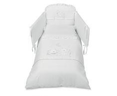 ITALBABY Pony Happy Family Bettwäsche-Set, weiß, 4-teilig