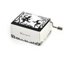 Fridolin 58251 Spieluhr Mozart - Zauberflöte / Reiniger-Scherenschnitt - Papageno und Papagena