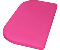 Playshoes 770325-18 Jersey-Spannbettlaken für das Beistellbett, Wasserdicht und Atmungsaktiv, 89 x 51 x 10cm, pink, rosa