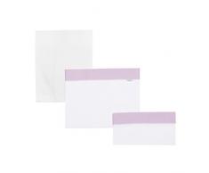 Cambrass 41035 3-teiliges Set für Babybett 70: Bettlaken Spannbettlaken, Kopfkissen Pic, 120x180 cm, rosa