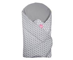 Motherhood Einschlagdecke, Babyhörnchen, Babynest SOFT mit antiallergischer Füllung, Öko-Tex Standard 100, Grau Classics 2017