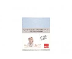 Schardt 13 851 18 Jersey Spannbetttuch, Doppelpack, hellblau