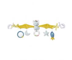 Fehn 065114 Kinderwagenkette Fledermaus – Mobile-Kette mit niedlichen Figuren für Babys und Kleinkinder ab 0+ Monaten – Länge: 48 cm