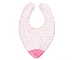 Chicco 00002581100000 Lätzchen GUMMY BIB Mit Integriertem Beissring Girl, rosa