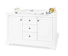 Pinolino 133467X Wickelkommode Emilia extrabreit, weiß