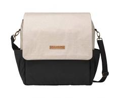 Petunia Pickle Bottom Boxy Rucksack Wickeltasche mit Wickelunterlage, Kinderwagenhaken und Feuchttüchertasche