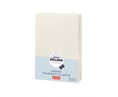 Julius Zöllner 8300113230 - Spannbetttuch Frottee für Kinderbett, Größe: 60x120 cm / 70x140 cm, Farbe: ecru