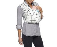 Moby Wrap Evolution – Elastisches Babytragetuch Raster