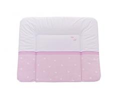 Träumeland TT12515 Wickelauflage Krönchen, 75 x 85 cm, rosa