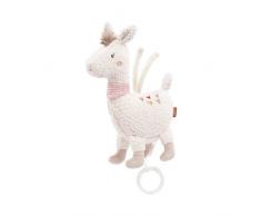 Fehn 058062 Spieluhr Lama Maya – Kuschelige Spieluhr mit herausnehmbarem Spielwerk – Mit Befestigung – Für Babys ab 0 Monaten – Größe: 24 cm