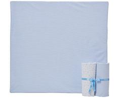 Clair de Lune Bedruckte Kinderbett (hellblau, 3)