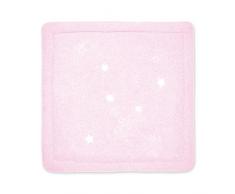 Bemini by Baby Boum 229STARY54TM Laufstalleinlage Krabbeldecke Terry Stary Cristal, 100 x 100 cm, rosa