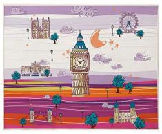 Eiffel Baby Teppich, 90 x 110 cm England 90 x 110 cm Malve