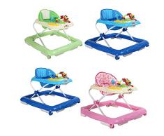 Kidmeister Gehfrei A1 Blau Lauflernwagen Lauflernhilfe mit Musik Spielstation, Blau