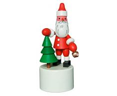 Detoa 12902 Druckfigur Santa Claus Mit Weihnachtsbaum