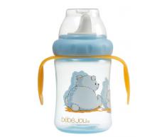 bebe-jou 655457 Tropfsicherer Trinkbecher Pompontürkis