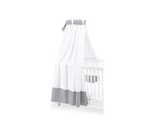 Pinolino 640890-8 Himmel für Kinderbetten, grau