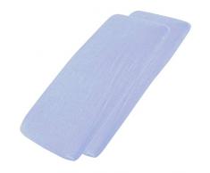 2 x Jersey Spannbettlaken Spannbetttuch 100% Baumwolle Kinderbett 70 x 140 blau