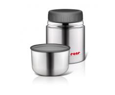 Reer 90430 - Edelstahl -Warmhaltebox für Nahrung mit Becher, 350ml