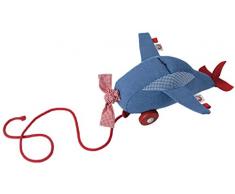 Käthe Kruse 7891278912 Unterwegs Nachziehtier Flugzeug, blau