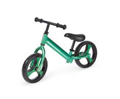 Pinolino Laufrad Luke, Aluminium, unplattbare Bereifung, federleicht, Lenker und Sattel stufenlos höhenverstellbar, für Kinder von 3 – 5 Jahren, grün