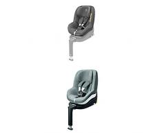 Maxi-Cosi Pearl Smart Kindersitz, Gruppe 1 (9-18 kg) ab 6 Monate - 4 Jahre, rückwärts und vorwärtsgerichtetes Fahren, für Isofix-Basis FamilyFix One i-Size, sparkling grey + Pearl Sommerbezug, grey
