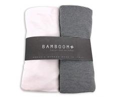 Bamboom 104-161-062 Matratzenauflage Culla, White/Stripe White/Grey