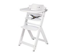 Safety 1st Timba, mitwachsender Hochstuhl aus massivem Buchenholz, inkl. abnehmbarem Tisch, ab 6 Monate bis ca. 10 Jahre (max. 30 kg), white (weiß)