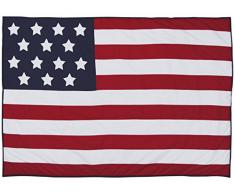 TAFTAN SM-080 Tagesdecke Amerikanische Flagge, mehrfarbig