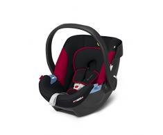 CYBEX Silver Babyschale Aton Scuderia Ferrari, Inkl. Neugeboreneneinlage, Ab Geburt bis ca. 18 Monate, Max. 13 kg, Victory Black