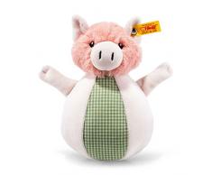 Steiff 240966 Schwein Piggilee Klangspiel, rosa