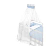 Träumeland TT12404 Himmel für Babybett Krönchen, 160 x 300 cm, blau