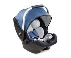 Hauck iPro Baby i-Size Babyschale ab Geburt bis 13 kg, Gruppe 0 Baby Autositz mit zwei-teiliger Neugeborenen-Einlage, mitwachsend, leicht, kompatibel mit Hauck Isofix Base, blau