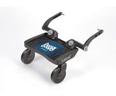 Lascal BuggyBoard Mini, Kinderbuggy Trittbrett mit Stehfläche, Kinderwagen Zubehör für Kinder von 2-6 Jahren (22 kg), kompatibel mit fast jedem Buggy und Kinderwagen, blau