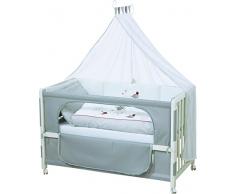 roba Beistellbett, Roombed, Babybett 60x120 cm Adam & Eule, Anstellbett zum Elternbett mit kompletter Ausstattung