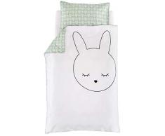 Träumeland TT18102 Bettwäsche Kuschelhase 100/135 + 40/60, mehrfarbig