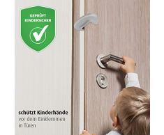 reer Finger-Klemm-Schutz für Türen, Tür-Stopper, vom schwäbischen Kinder-Sicherheits-Experten, transparent