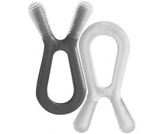 ZoLi Bunny Dual Kern Beißring, grau/weiß