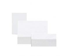 Cambrass 35085 3-teiliges Set für Babybett: Bettlaken, Spannbettlaken, Kopfkissen Kollektion, Star, 80 x 120 cm, grau
