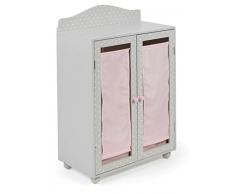 Bayer Chic 2000 Puppen-Kleiderschrank Puntos grey | 524 91
