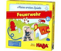 HABA 303807 - Meine ersten Spiele - Feuerwehr Spannendes Memospiel für 1-4 Spieler ab 2 Jahren