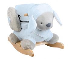 Nattou Schaukeltier Schaf Sam, 10 - 36 Monate, 60 x 39 x 50 cm, Blau/Grau