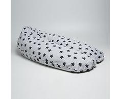 Bonjour Baby Kissen Stillkissen, XL, 190 cm, Schwarz