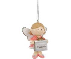 Suki Gifts 28680 Schutzengel Baumschmuck Geschenkanhänger mit Namen MAJA, rosa