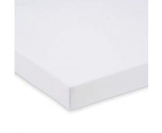 FabiMax 2677 Jersey Spannbettlaken für Beistellbett und Wiege, 90 x 55 cm, weiß