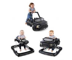 Bright Starts, 3 In 1 Lauflernhilfe, FORD F-150 RAPTOR, Schwarz, in 3 Varianten verwendbar, 2 Kinder können Gleichzeitig Spielen, wächst mit, Ab 6 Monaten