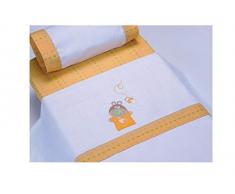 Duffi Baby 1241-03 Kinderbett, 100% Baumwolle, Eichhörnchen