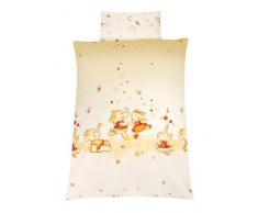 Julius Zöllner 8500110051 - Sternenreigen Natur Bettwäsche, 100 x 135 cm / 40 x 60 cm